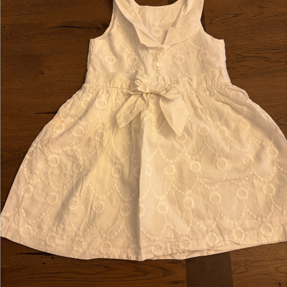 Janie and Jack White Floral Kids Dress